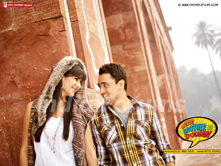 Imran Khan and Katrina Kaif in movie Mere Brother Ki Dulhan