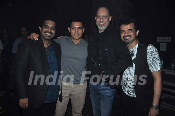 Shankar, Ehsaan, Loy and Aamir Khan at SEL celebrate 15 years of Togetherness