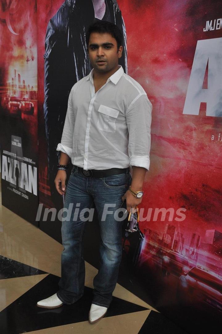 Celebs at First theatrical look of film 'Aazaan' at PVR, Juhu