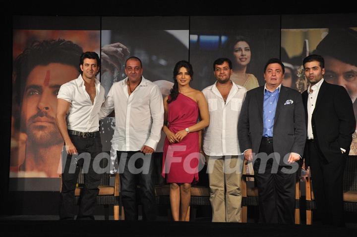 Cast and Crew at 'Agneepath' trailer launch event at JW.Mariott