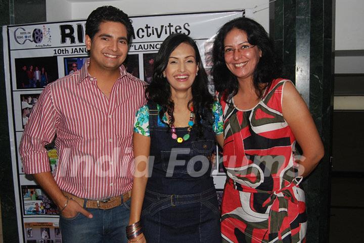 Karan Mehra and Nisha Rawal with Sonali Verma