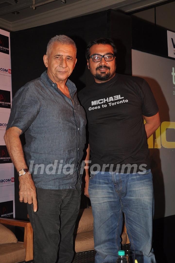 Naseeruddin Shah and Anurag Kashyap launch Michael first look in Mumbai