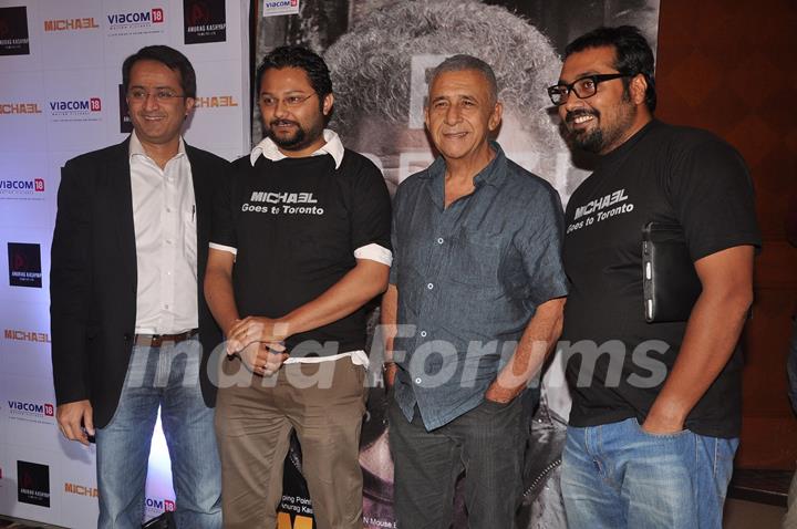 Naseeruddin Shah and Anurag Kashyap launch Michael first look in Mumbai