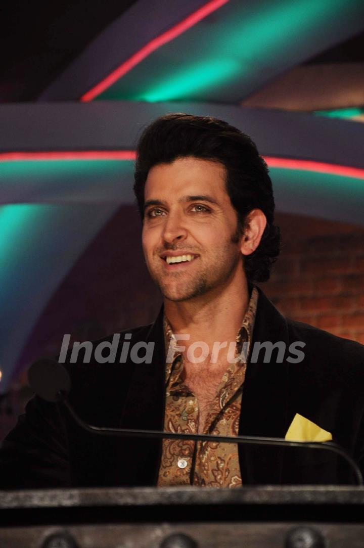 Hrithik Roshan on the sets of Just Dance in Filmcity, Mumbai