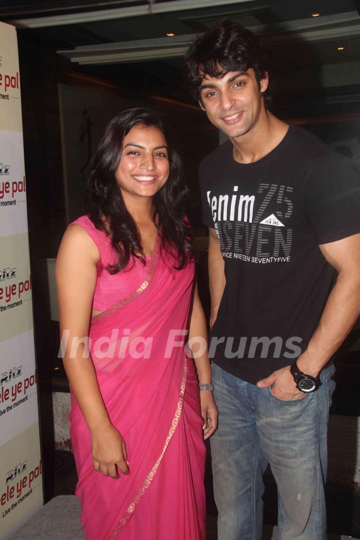 Karan Wahi and Mamta at Ritz Jee Le Ye Pal press meet, Vie Lounge