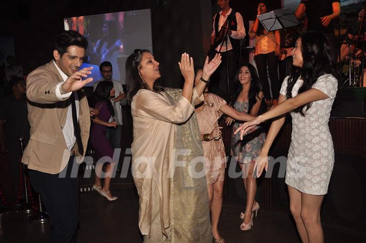 Shabana Azmi, Zayed Khan and Dia Mirza at Love Breakups Zindagi music launch at Blue Frog in Mumbai