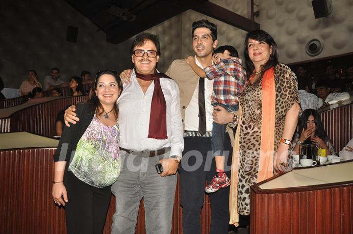 Zayed Khan with his family at Music launch of film 'Love Breakups Zindagi' in Mumbai