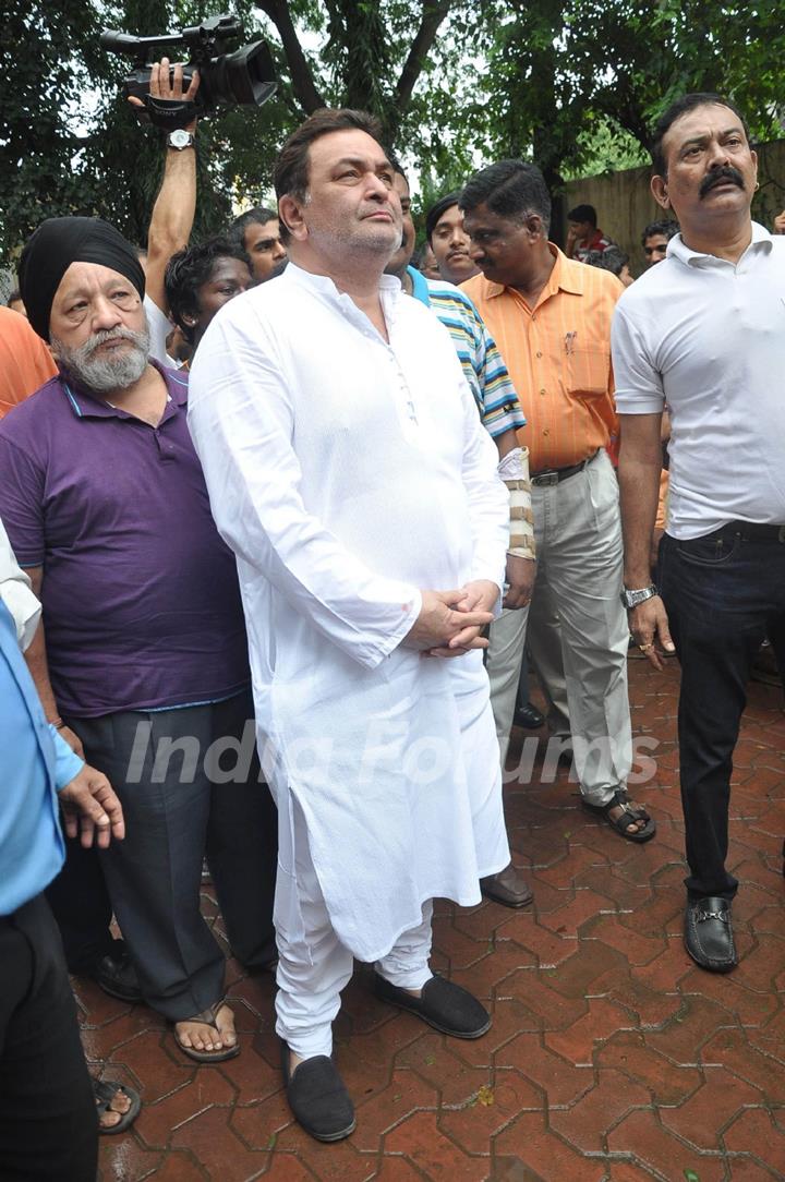 Rishi Kapoor at RK Studio Ganapati Immersion