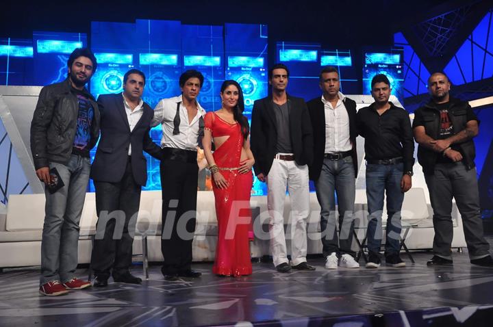 Shah Rukh, Kareena, Arjun Rampal, Vishal-Shekhar on the Ra.One music launch