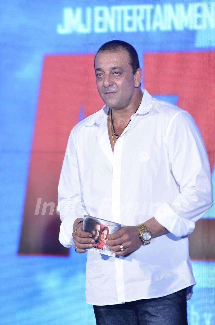 Sanjay Dutt launches the music of film Aazaan at Sahara Star