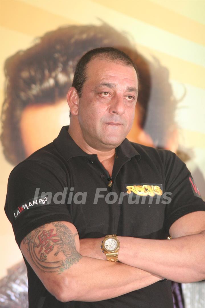 Sanjay Dutt at Film 'Rascals' music launch at Hotel Leela in Mumbai