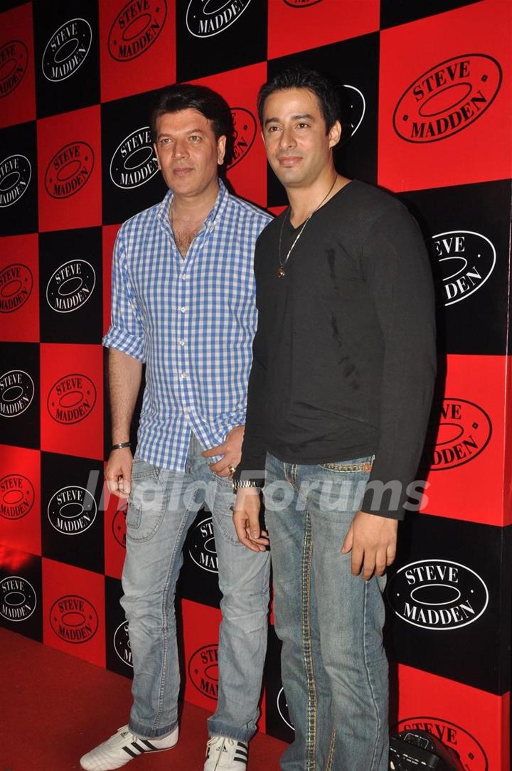 Aditya Pancholi and Zulfi Syed at Steve Madden Iconic Footwear brand launching party at Trilogy