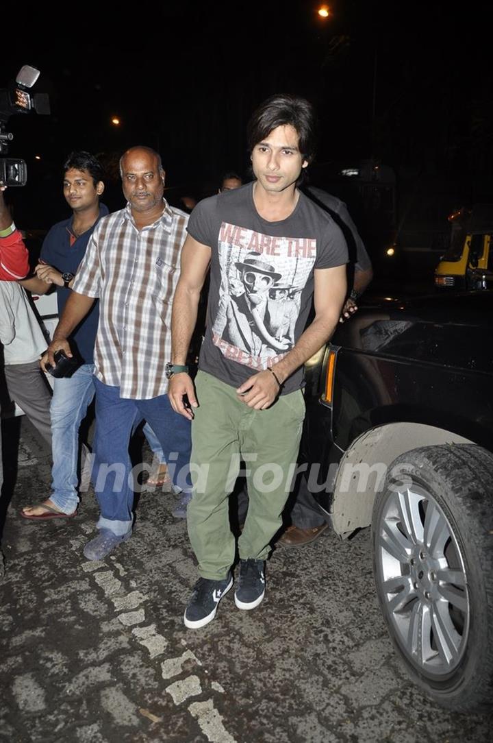 Shahid Kapoor at 'Mere Brother Ki Dulhan' success bash