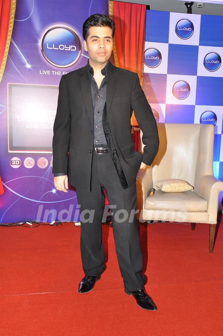 Karan Johar announced as the Brand Ambassador of 'LLoyd LED' at Hilton