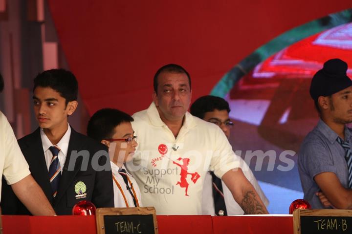 Sanjay Dutt at Coca-Cola India and NDTV 'SUPPORT MY SCHOOL' campaign event at Yash Raj Studios