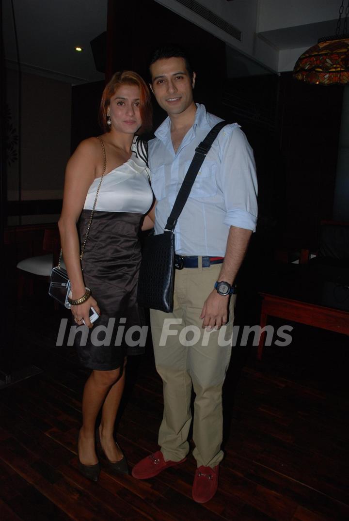 Shilpa with Apurva Agnihotri at 'Maryaada Lekin Kab Tak' tvshow completion party of 200 episodes