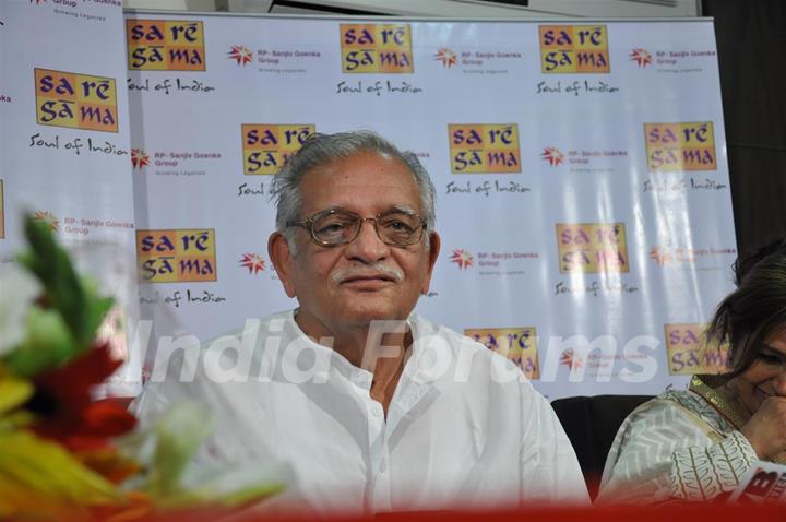 Gulzar's album 'The Best Of Gulzar Ever' launch by Sa Re Ga Ma