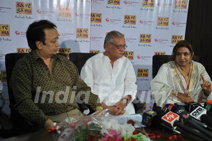 Gulzar's album 'The Best Of Gulzar Ever' launch by Sa Re Ga Ma