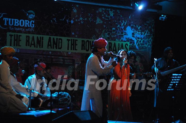 Ila Arun live performence for Rajsthani 'The Rani and The Rowady Rajas' at Blue Frog