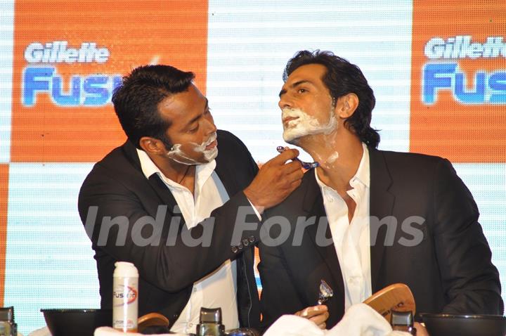 Arjun Rampal at launch of 'Gillette Fusion'