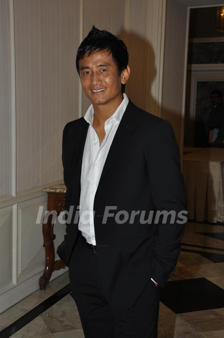 Baichung Bhutia at launch of 'Gillette Fusion'