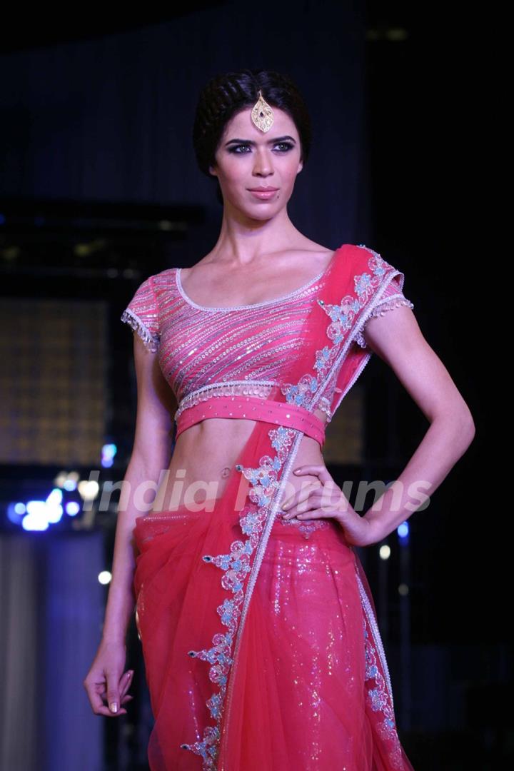 Model walks the ramp for Rocky S at Aamby Valley City India Bridal Week 2011 Day 1 at Sahara Star