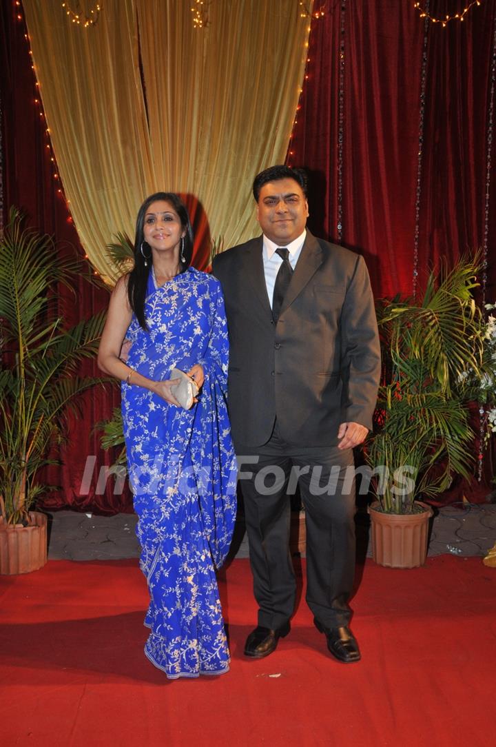 Ram and Gautami Kapoor at ITA Awards at Yashraj studios in Mumbai