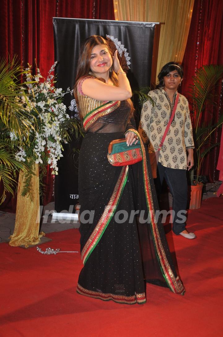 Alka Yagnik at ITA Awards at Yashraj studios in Mumbai