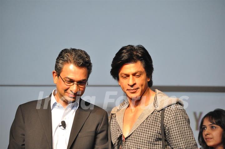 Shah Rukh Khan with Rajan Anandan launched custom built movie channel on YouTube for his upcoming film 'Ra.One'