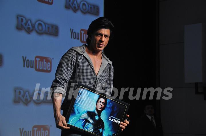 Shah Rukh Khan launched custom built movie channel on YouTube for his upcoming film 'Ra.One'