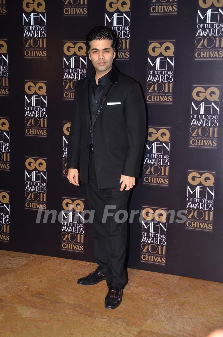 Karan Johar at GQ Men Of The Year Awards 2011 at Grand Hyatt in Mumbai