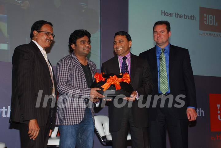 A.R. Rahman promotes JBL Harman in ITC Parel