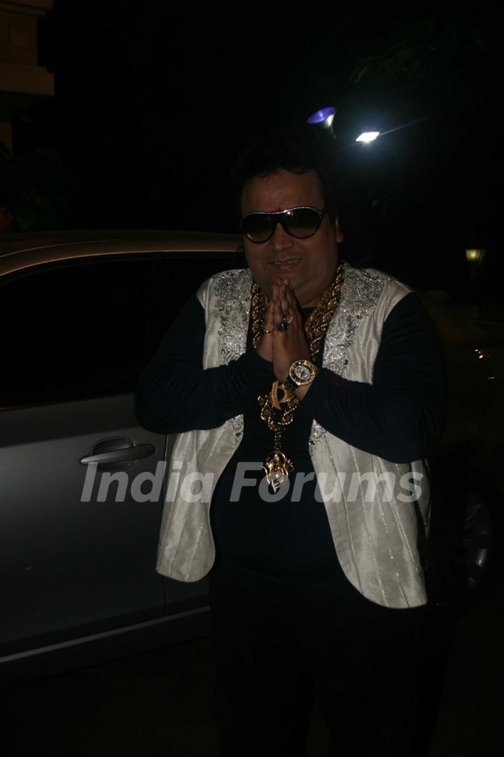 Bappi Lahiri grace Sanjay Dutt's Mata Ki Chowki in Bandra