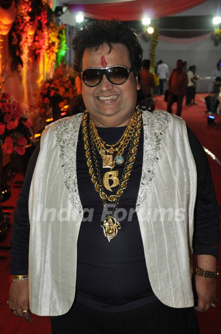 Bappi Lahiri grace Sanjay Dutt's Mata Ki Chowki in Bandra