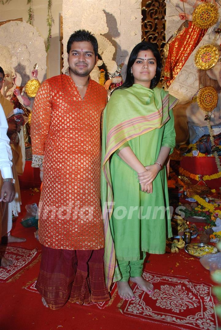 Celebs at Sarbojanik Shree Shree Durga Puja Committee 2011