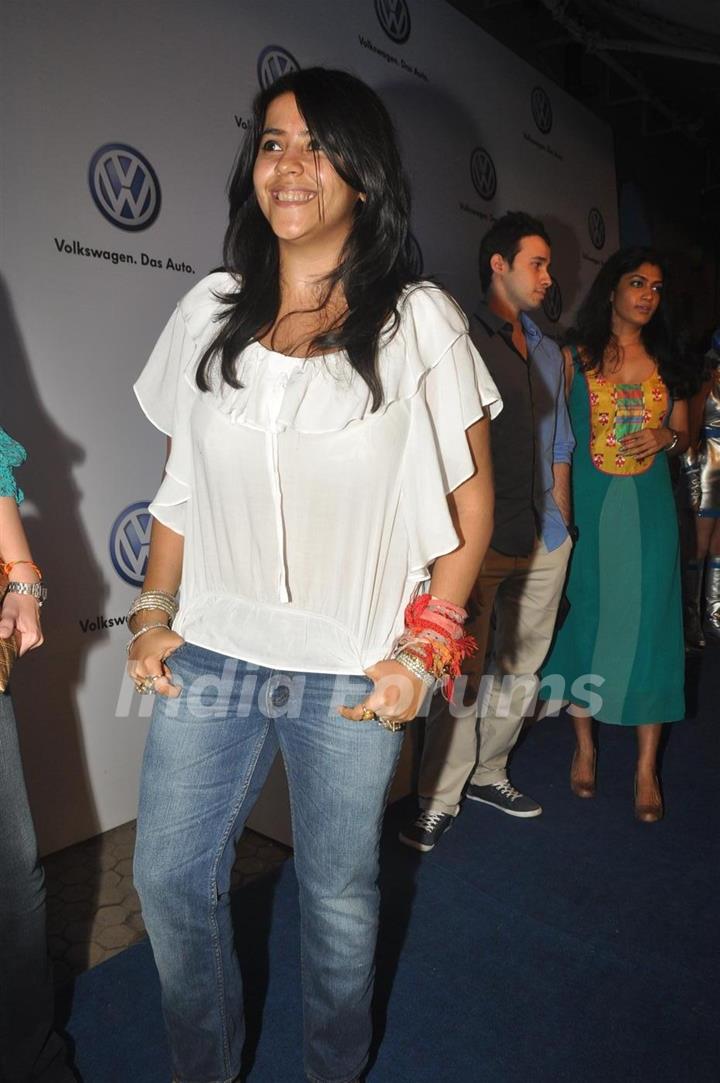 Ekta Kapoor attend the Planet Volkswagen launches party at Blue Frog