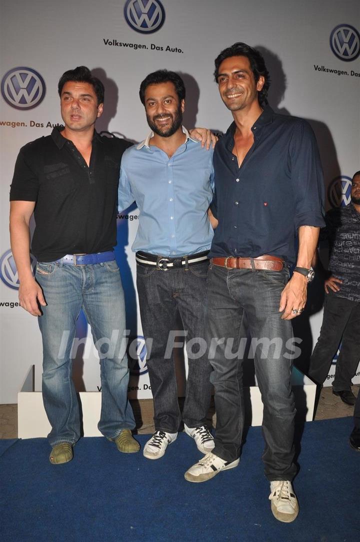 Arjun Rampal, Sohail Khan attend the Planet Volkswagen launches party at Blue Frog