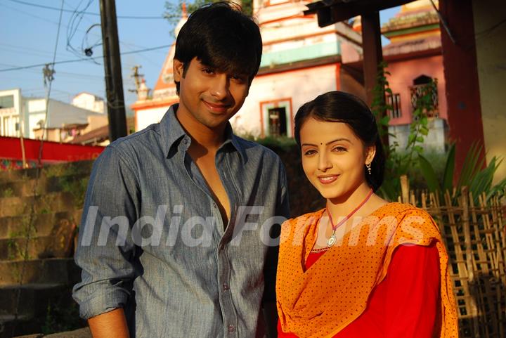 Still image of Aastha and Atharva