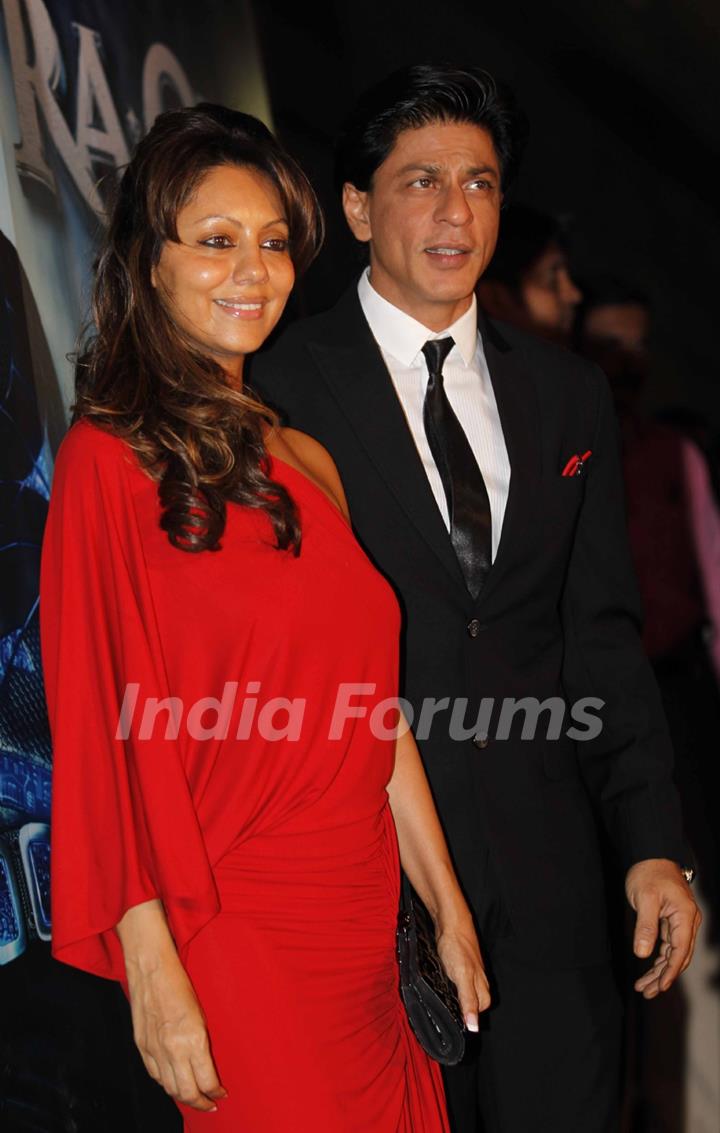 Shah Rukh Khan during the felicitation of Gauri Khan by Volkswagen Phaeton in Mumbai