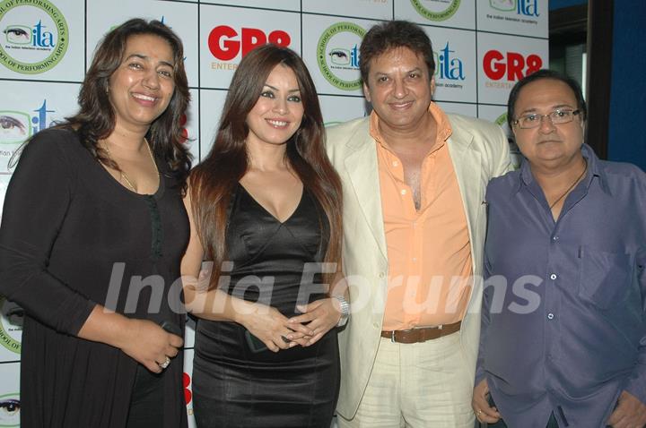 Mahima Chaudhry, Shashi & Anu Ranjan at launch of ITA School Of Performing Arts at Goregaon, Mumbai