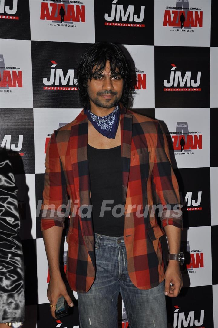 Gaurav Chopra at Premiere of film 'Aazaan' at PVR Cinemas in Juhu, Mumbai