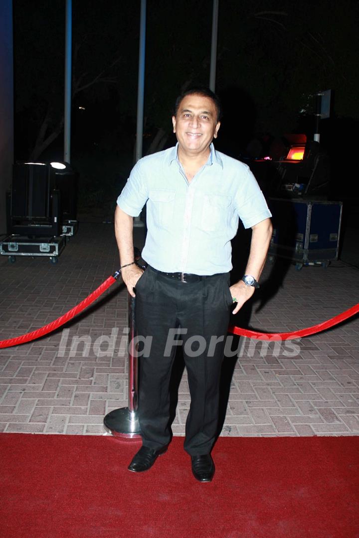 Sunil Gavaskar at Premiere of film 'Aazaan' at the Grand Cineplex in Dubai