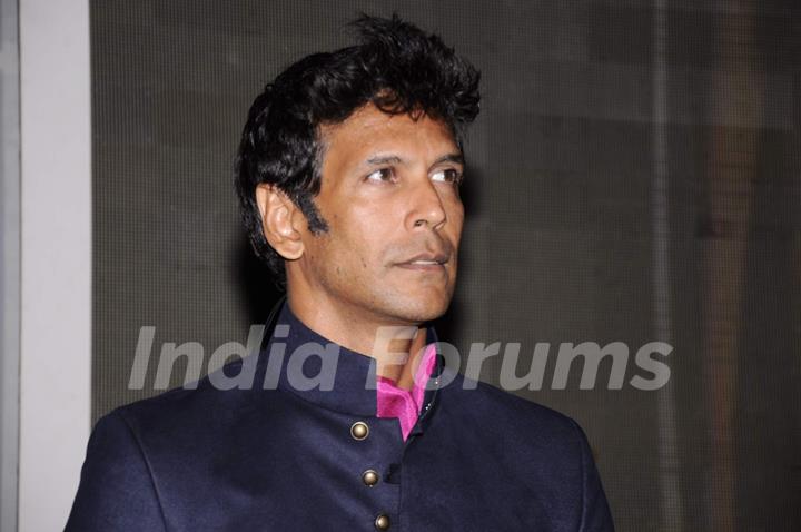 Milind Soman at Kingfisher Modelhunt Flag-off event in Mehboob, Mumbai