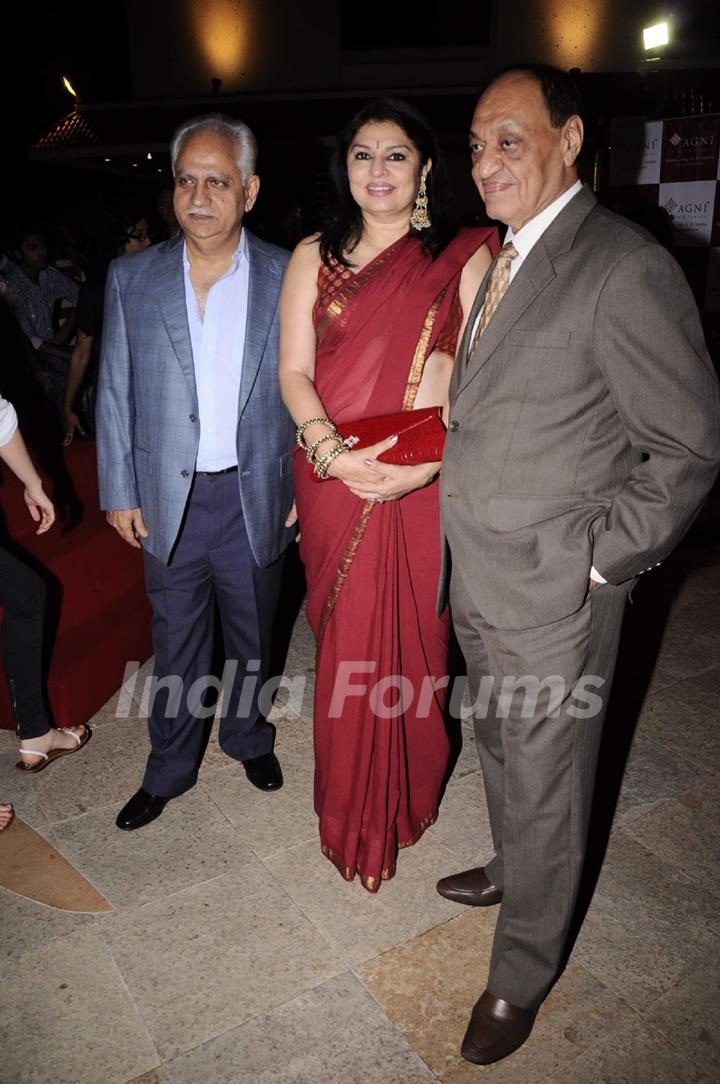 Kiran and Ramesh Sippy at Mumbai International Film Festival After Party in Sun N Sand at Juhu