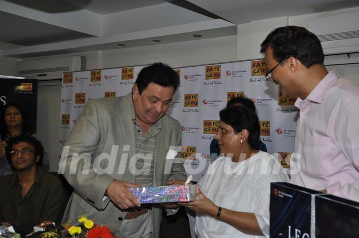 Rishi Kapoor launches Music CD compilation Legends Shammi Kapoor - 80 Glorious Years in Mumbai