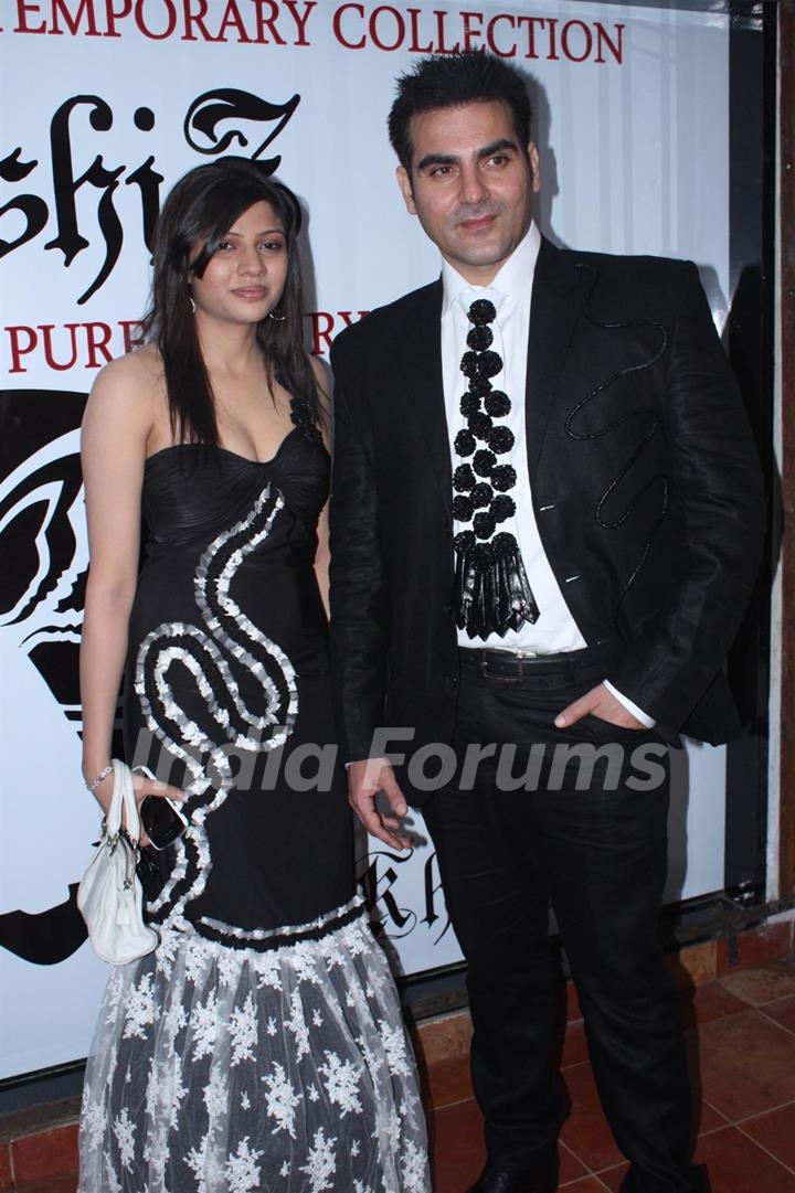 Arbaaz Khan with Khushi Z Fashion Store launch in Juhu, Mumbai