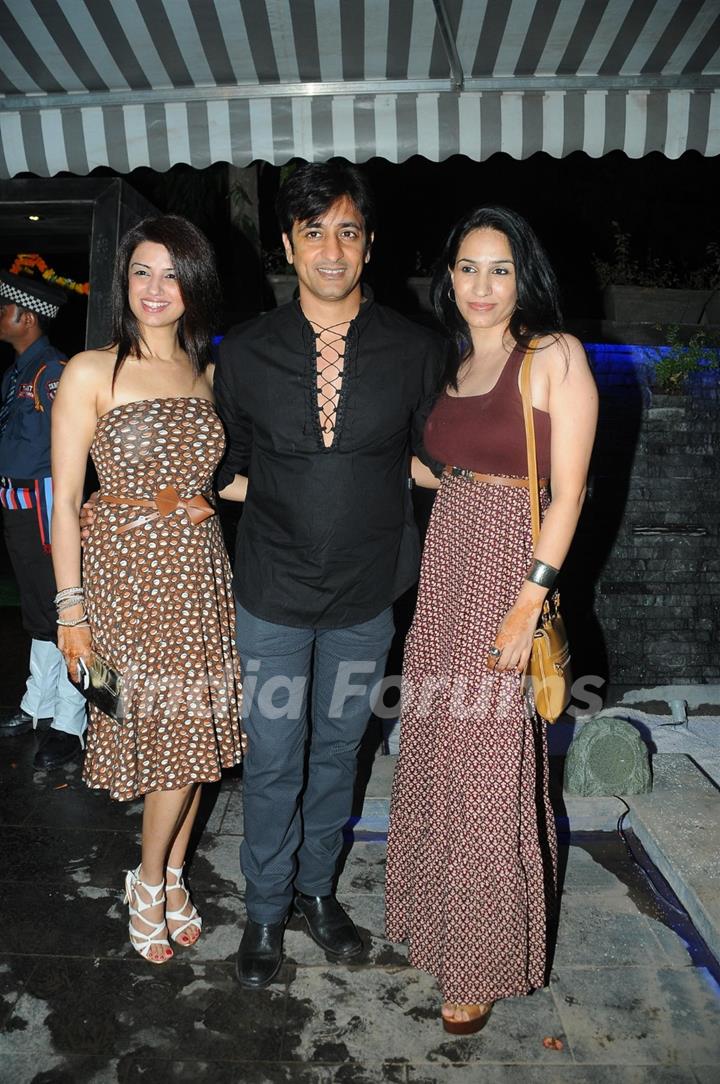 Rajeev Paul with friends at Grand launch of 'CAVE' for the first time in Mumbai a Sunken Bar and Cav