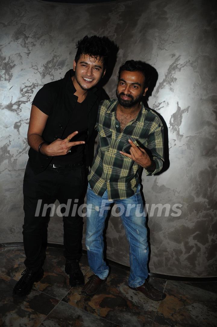 Aditya Singh Rajput with Pitobash at Grand launch of 'CAVE' for the first time in Mumbai