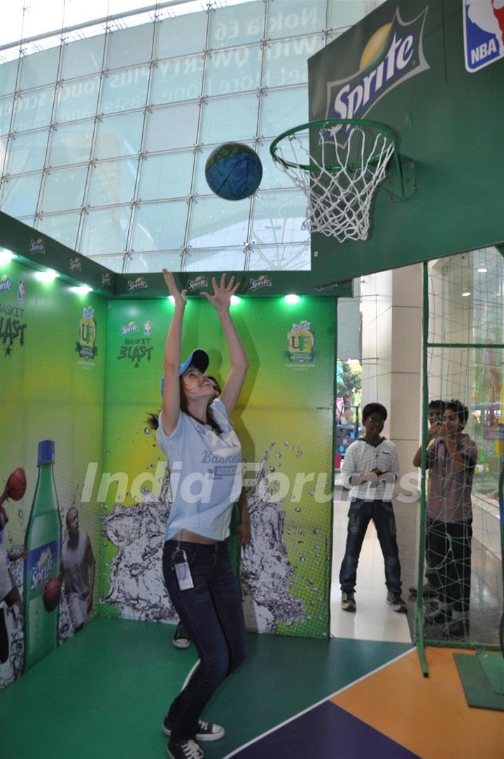 Kalki Koechlin at NBA Jam presented by HP at the R City Mall, Ghatkopar in Mumbai