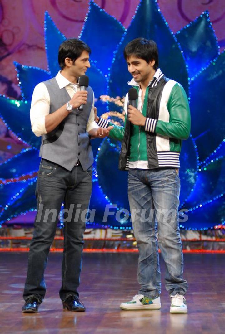 Harshad Chopra and Hiten Tejwani in Nach Baliye